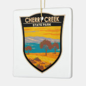 Cherry Creek State Park Colorado Keramisch Ornament (Links)