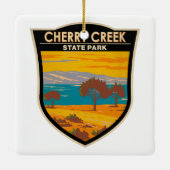 Cherry Creek State Park Colorado Keramisch Ornament (Achterkant)