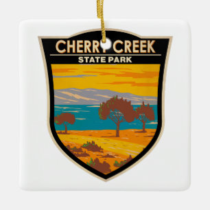 Cherry Creek State Park Colorado Keramisch Ornament