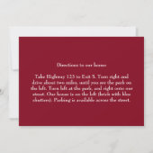 Cherry Crumble Cobbler Dessert Ice Cream Picnic Kaart (Achterkant)