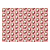 Cherry Crumble Cobbler Dessert Ice Cream Picnic Tafelkleed (Voorkant (Horizontaal))