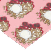 Cherry Crumble Cobbler Dessert Ice Cream Picnic Tafelkleed (Gekanteld)