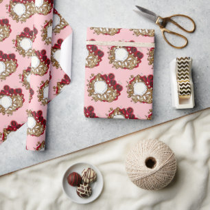 Cherry Crumble Cobbler Dessert Ice Cream Voedsel Cadeaupapier