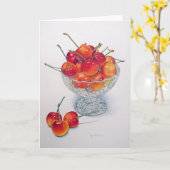 Cherry Crystal Kaart (Gele Bloem)