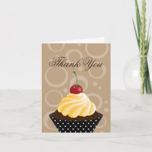 Cherry Cupcake Bakery Bedankt Kaarten