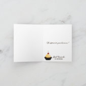 Cherry Cupcake Bakery Thank You Bedankkaart (Binnen)