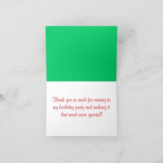 Cherry Cupcake Bedankt (Binnen)