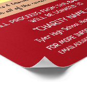 Cherry Cupcake, Charity Bake Sale Event Advert Poster (Hoek)