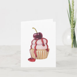 Cherry Cupcake Kaart