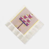 Cherry Cupcake Roze Art Print servetten (Hoek)