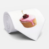 Cherry Cupcake Stropdas (Opgerold)