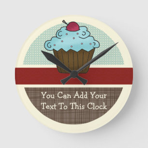  Cherry Cupcake v2 Ronde Klok