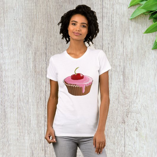 Cherry Cupcake Vrouwen T-shirt