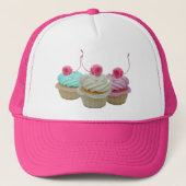 Cherry cupcakes trucker pet (Voorkant)