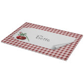 Cherry Curl Labels snijplank (Hoek)