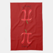 Cherry Cute Wiskunde Pi Day Pie Baking Kitchen Tow Theedoek (Verticaal)