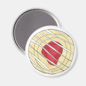 Cherry Danish Viennoiserie Pastry Chef Bakery Magneet (Voorkant / Achterkant)