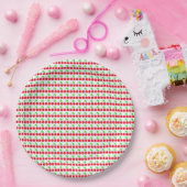 Cherry delight-patroon papieren bordje (Feest)