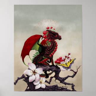 Cherry Dragon 11x14 (4x6 en hoger) Poster