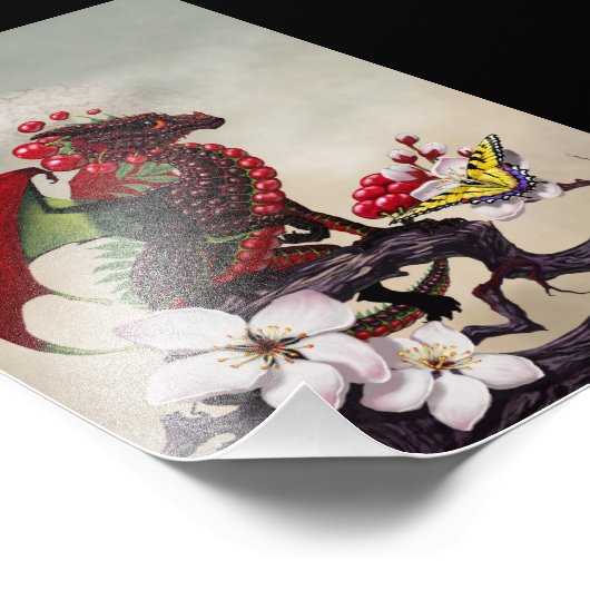 Cherry Dragon 4x6 Afdrukken Foto Afdruk (Hoek)