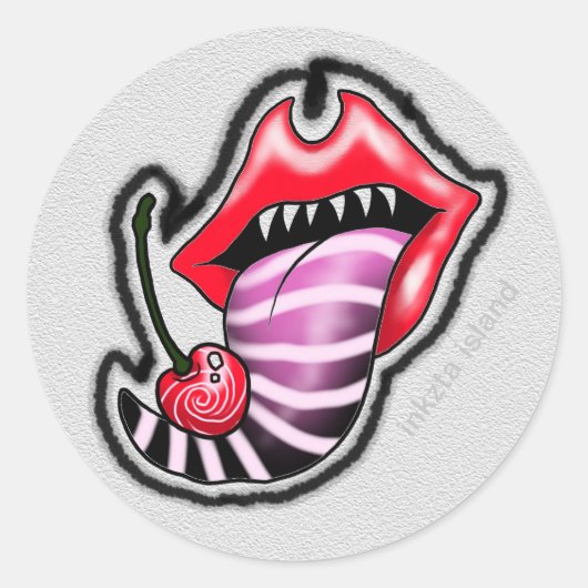 Cherry duivel sticker (Voorkant)