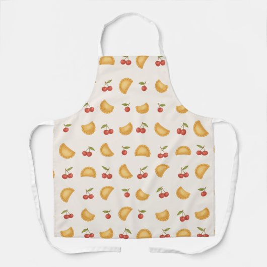 Cherry Dumplings Pattern Schort - Schattige Keuken (Voorkant)
