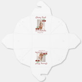 Cherry eerste gelukkige verjaardagsfoto kinder mod bedankdoosjes (Ongevouwen)