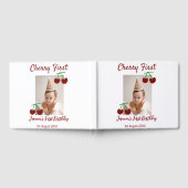 Cherry eerste gelukkige verjaardagsfoto kinder mod gastenboek (Volledig)