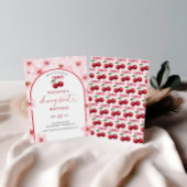 Cherry eerste roze kersenbloesem 1e verjaardag kaart