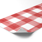 Cherry en Red Ribbon Verjaardagsfeestje Welkom Poster (Hoek)