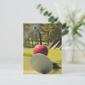 Cherry en Spoon met Spray Briefkaart (Staand voorkant)