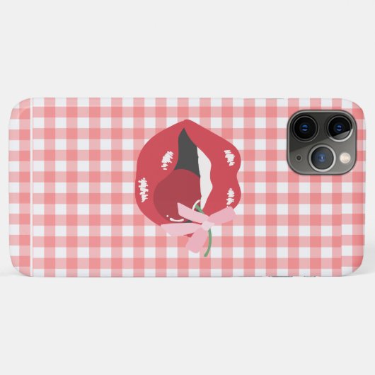 Cherry esthetische Coquette Lips Case-Mate iPhone Case (Achterkant (horizontaal))