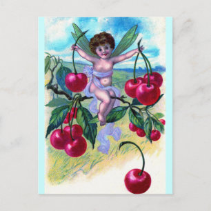 Cherry Fairy Briefkaart