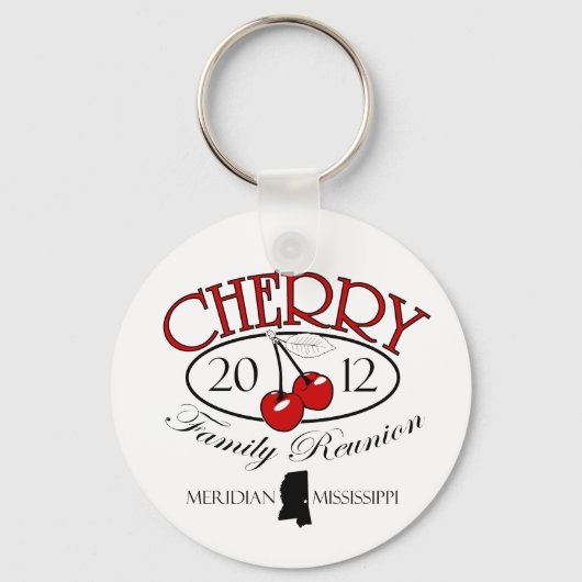 Cherry familie Reunion sleutelhanger light (Voorkant)