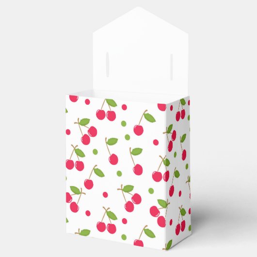 Cherry Favor geschenkdoos Bedankdoosjes (Geopend)