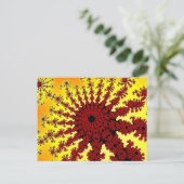 Cherry Fireworks Burst Briefkaarten (Staand voorkant)