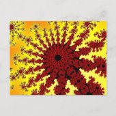Cherry Fireworks Burst Briefkaarten (Voorkant)