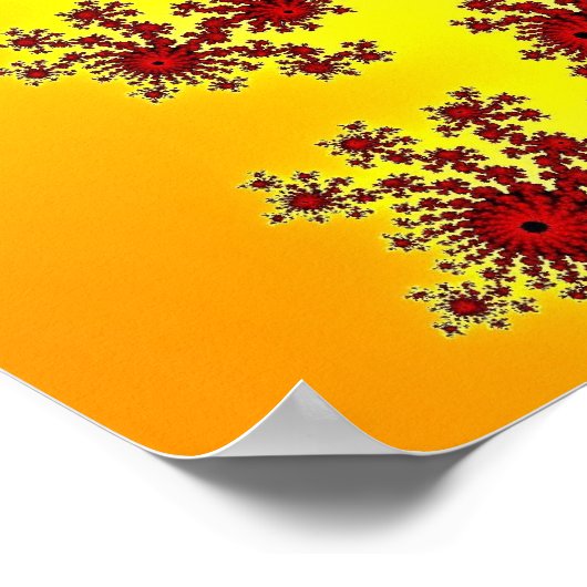 Cherry Fireworks Burst Poster (Hoek)