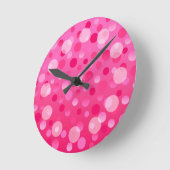 Cherry Fizz 'Bubbles', klokronde Ronde Klok (Hoek)