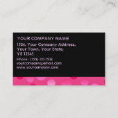 Cherry Fizz-visitekaartje zwarte streep Visitekaartje (Achterkant)