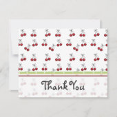 Cherry Flat - Hartelijk dank Bedankkaart (Voorkant)