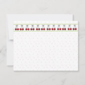 Cherry Flat - Hartelijk dank Bedankkaart (Achterkant)