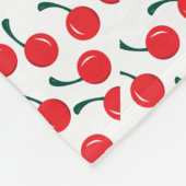 Cherry Fleece Deken (Hoek)
