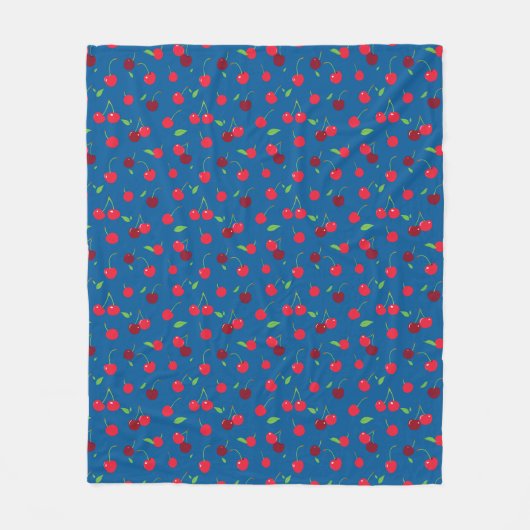 Cherry Fleece Deken (Voorkant)
