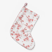 Cherry Flower 2 Kleine Kerstsok (Voorkant (Hangend))