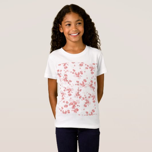 Cherry Flower 2 T-shirt (Voorkant volledig)