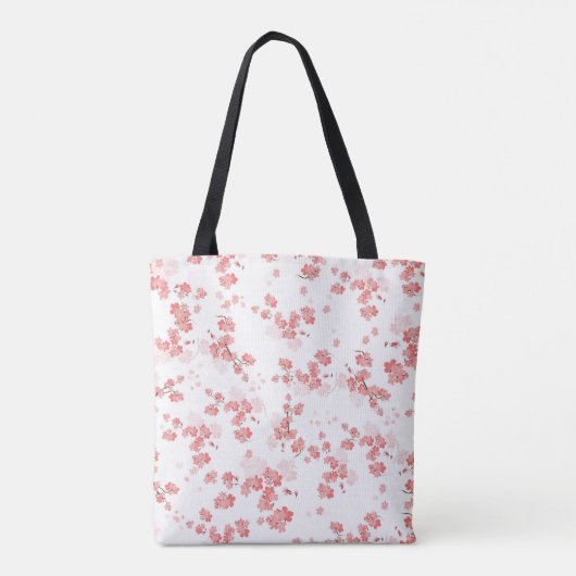 Cherry Flower 2 Tote Bag (Achterkant)