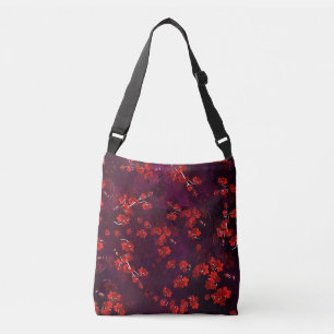 Cherry Flower 3 Crossbody Tas