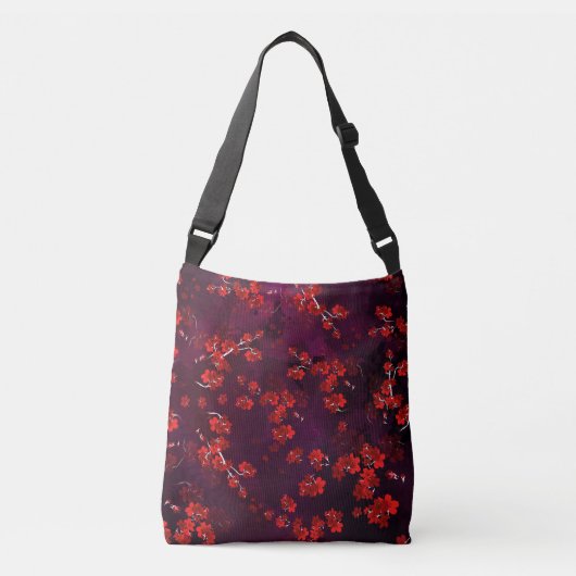 Cherry Flower 3 Crossbody Tas (Voorkant)