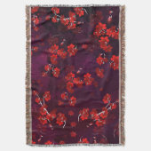 Cherry Flower 3 Deken (Voorkant Verticaal)